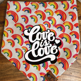 Pride Party // Adjustable Tie On Bandana // Pride Quote Bandana // Love is Love Bandana
