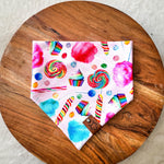 "Cotton Candy" // Tie-On Snap Dog Bandana