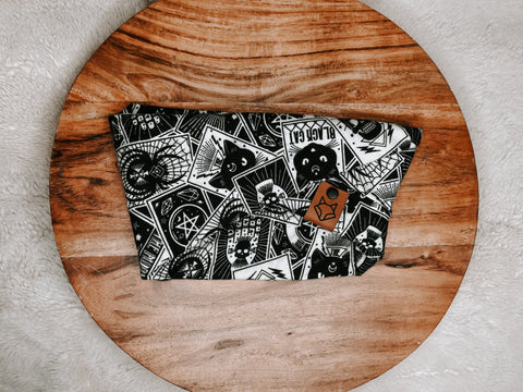 Addams // Halloween "Snood" Pet Infinity Scarf