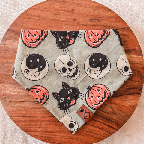 Hallows’ Eve // Tie-On Snap Dog Bandana