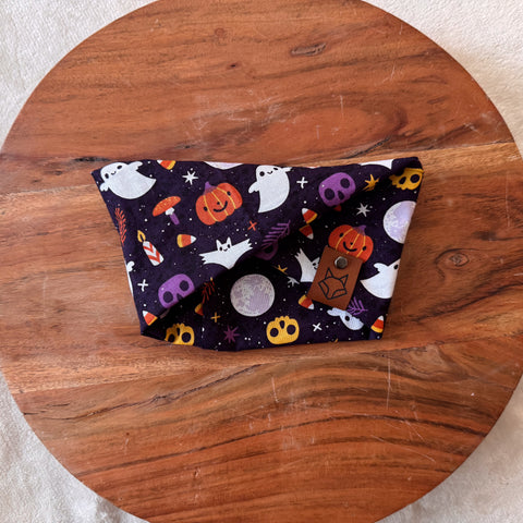 Spooky Sweet // Slip on Dog Snood // Pet Infinity Scarf