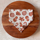 Sugar & Spice // Tie-On Snap Dog Bandana