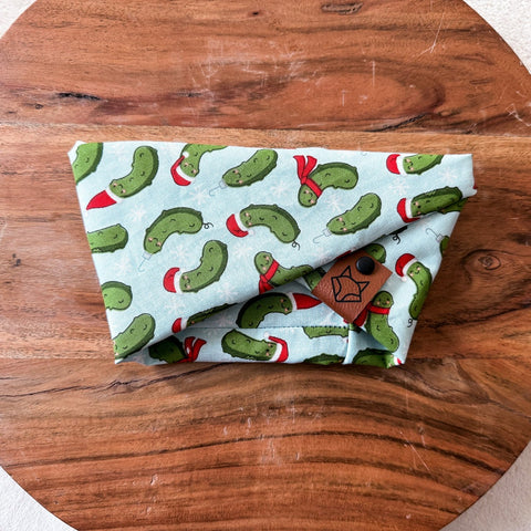 Christmas Pickle // "Snood" Pet Infinity Scarf