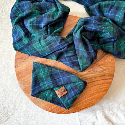 Tinsel // Human and Pet Matching Infinity Scarf Set