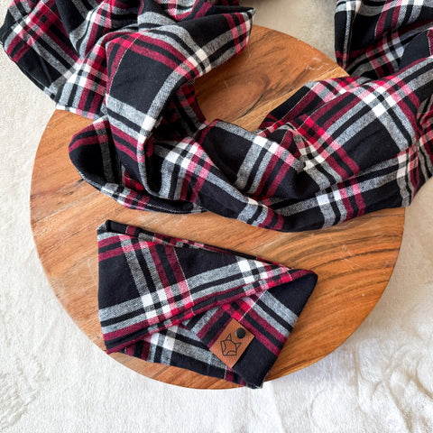Ember // Human and Pet Matching Infinity Scarf Set