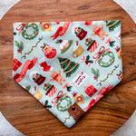 Warm Wishes // Tie-On Snap Dog Bandana