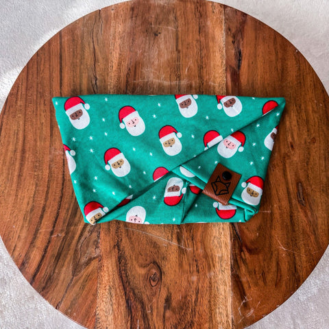 Here Comes Santa Claus // Christmas "Snood" Pet Infinity Scarf