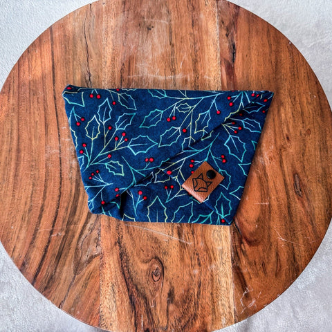 Holly //  Christmas "Snood" Pet Infinity Scarf
