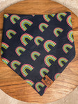 Rainbow Rhapsody // Adjustable Tie On Bandana // Pride Bandana