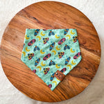 "The Bookish Moth" // Tie-On Snap Dog Bandana