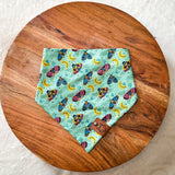 "The Bookish Moth" // Tie-On Snap Dog Bandana