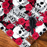 "Nevermore" // Tie-On Snap Dog Bandana
