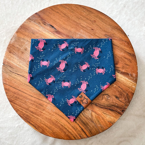 "Ol Bay" // Tie-On Snap Dog Bandana