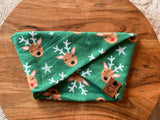 Run Run Rudolph //  Christmas "Snood" Pet Infinity Scarf